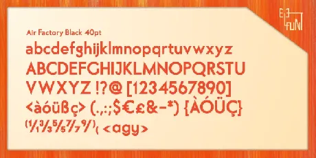 Air Factory font