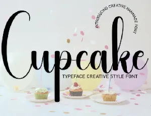 Cupcake Script font