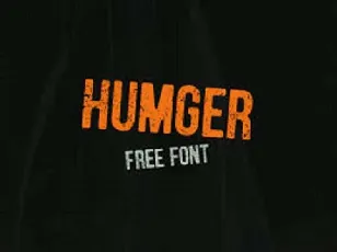 Humger Free font