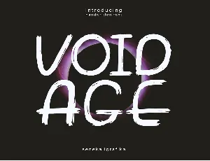 Void Age Demo font