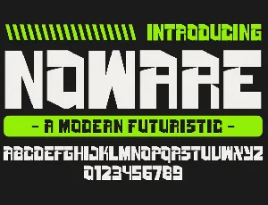 NOWARE font