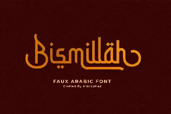 Bismillah font