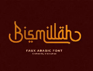 Bismillah font