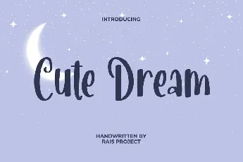 Cute Dream font