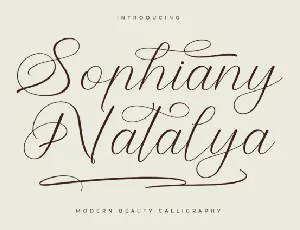 Sophiany Natalya font