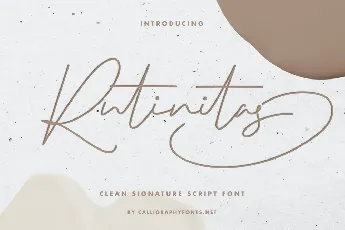 Rutinitas font