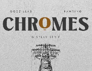 Chromes font