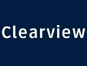 Clearview font