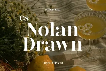 CS Nolan Drawn font