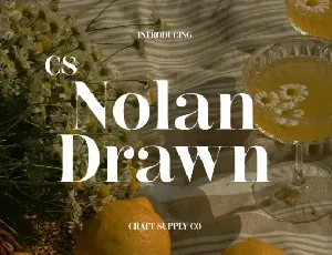 CS Nolan Drawn font