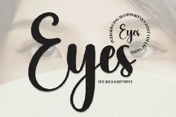 Eyes Script font