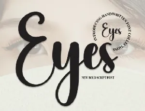 Eyes Script font