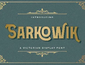 Sarkowik font