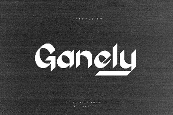 Ganely font