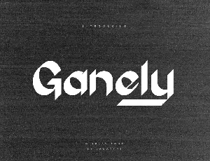 Ganely font