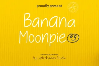 Banana Moonpie Display font