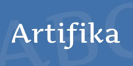 Artifika font