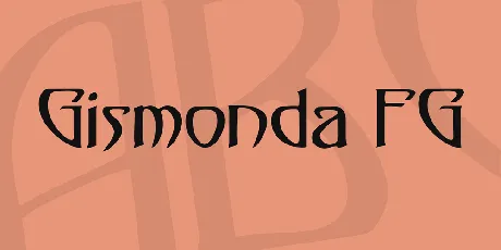 Gismonda FG font