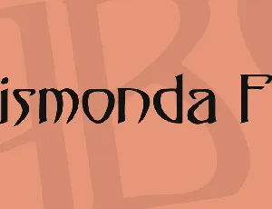 Gismonda FG font