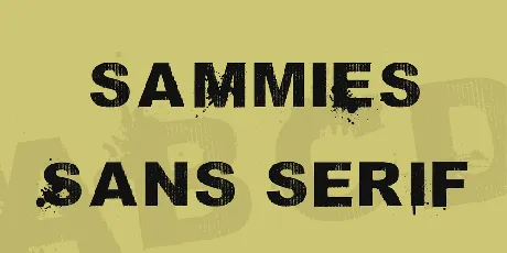 saMmiEs Sans serIf font