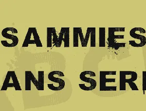 saMmiEs Sans serIf font