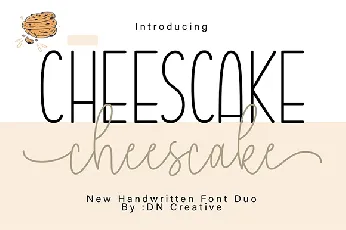 Cheescake font