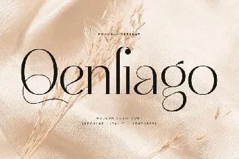 Qenliago Typeface font