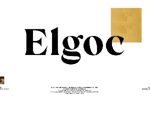 Elgoc font