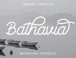 Bathavia font