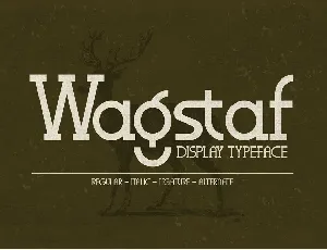 Wagstaf font