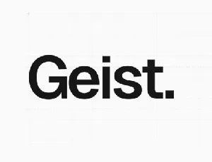 Geist Family font