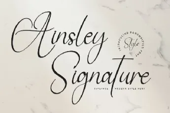 Ainsley Signature font