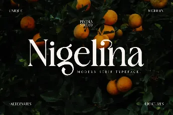 Nigelina Demo font