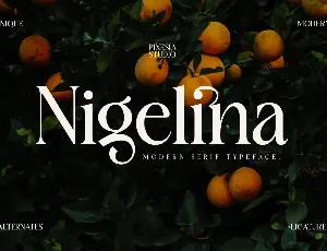 Nigelina Demo font