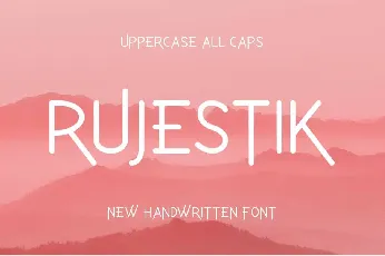 Rujestik font