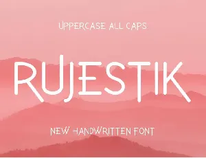 Rujestik font