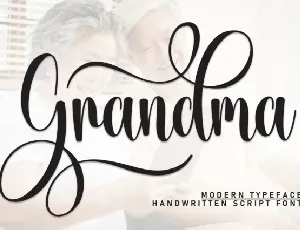 Grandma Script font