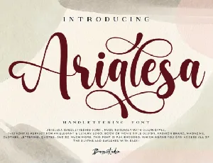 Arialesa Handlettering font