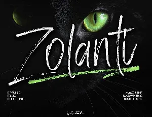 Zolanti Script font