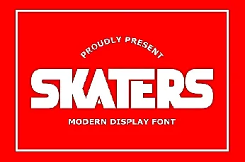 Skaters font