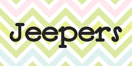 Jeepers font