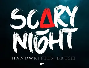 Scary Night Regular font