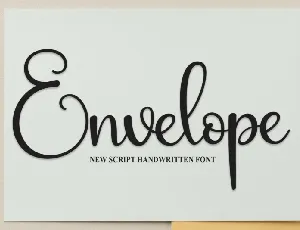 Envelope Script font