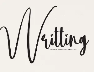 Writting font