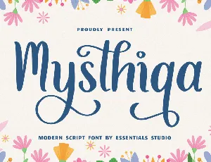 Mysthiqa font