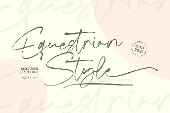 Equestrian Style font