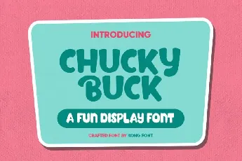 Chucky Buck Display font