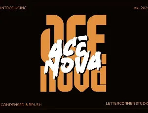 Ace Nova font