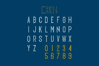 Exon Typeface font