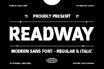 Readway font